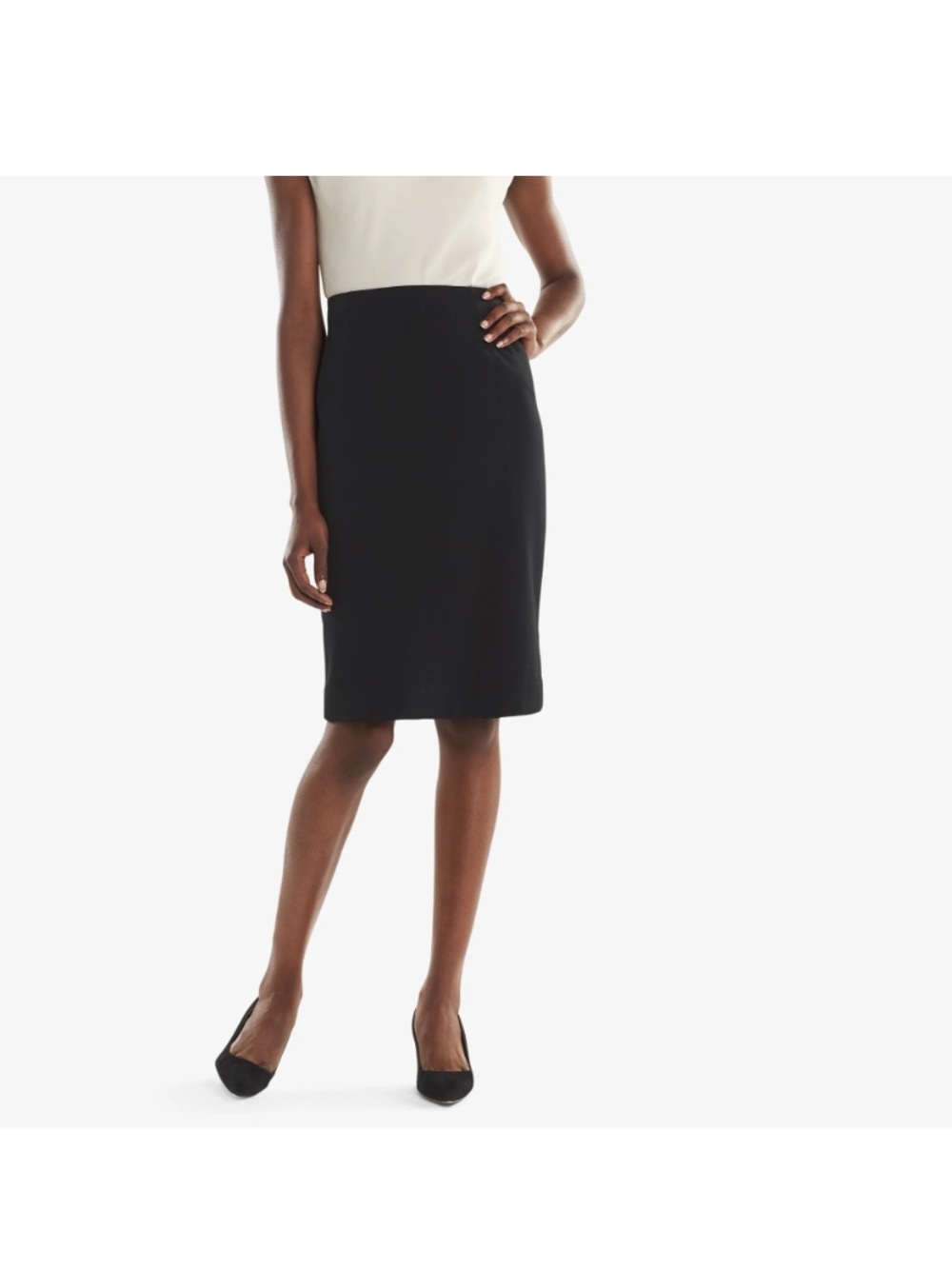 Cobble Hill Skirt—Light Twill :: Black, Size 0